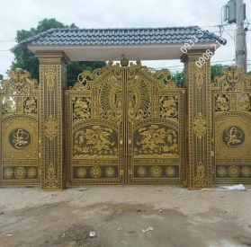 Cổng nhôm đúc cổ điển