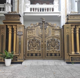 Cổng nhôm đúc phong cách cổ điển